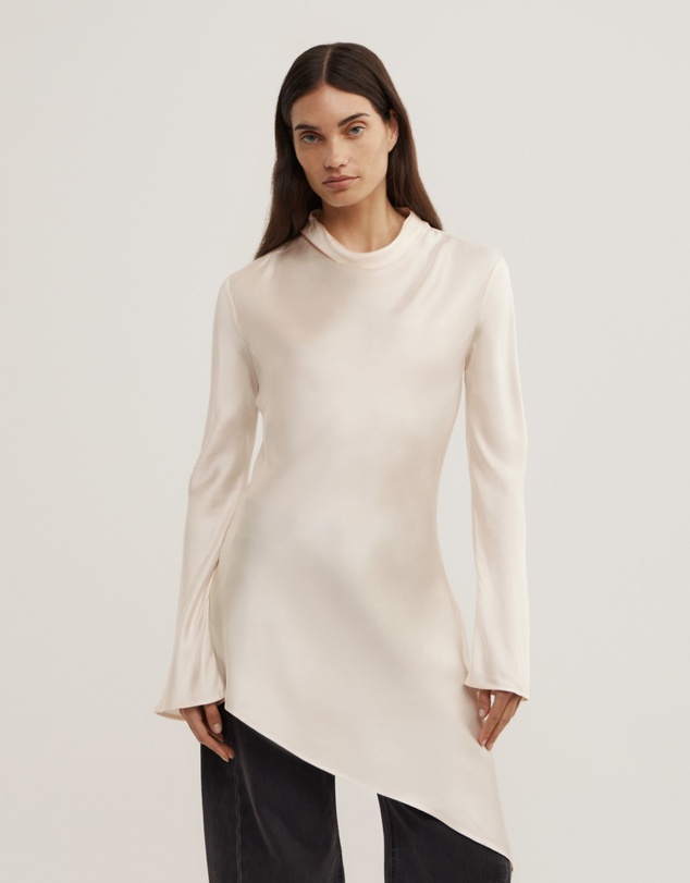 Witchery - Long Sleeve Asymmetric Tunic Top