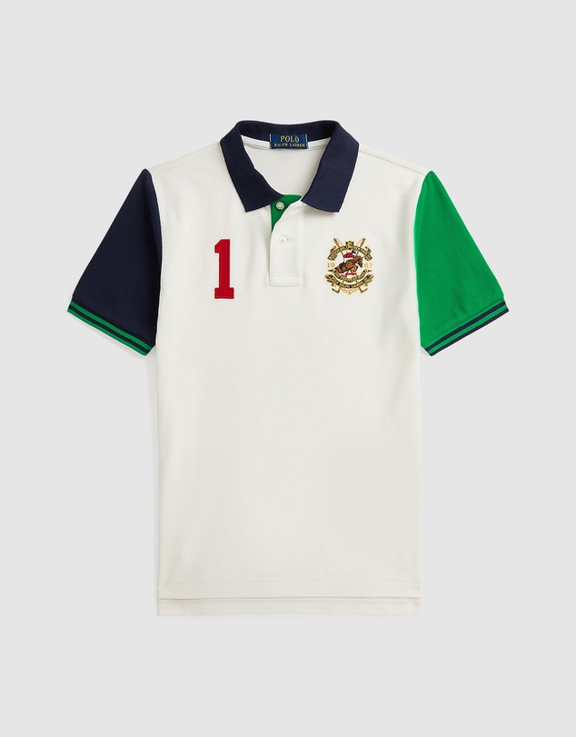 Polo Ralph Lauren - Color-Blocked Mesh Polo Shirt - Teens