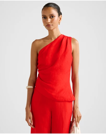 Forever New Petite - Noah Petite One Shoulder Top