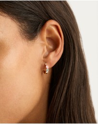 By Charlotte - Gold Cherish Deeply Hoops