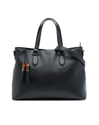 Pre-Loved by Azura Reborn - Pre-Loved Leather Bamboo Tassel Satchel