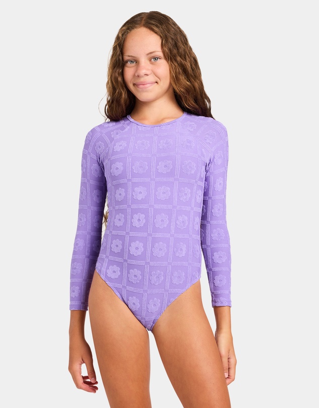 Roxy - Girls 8 to 16 The Girls Long Sleeve One Piece Swimsuit