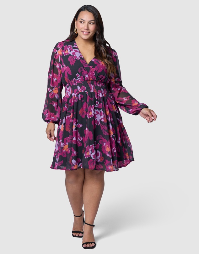Pink Dusk by Curve Project - Ravished Mini Dress