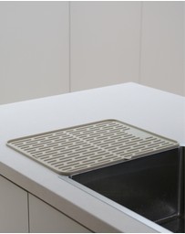DESIGNSTUFF - DRIP Folding Silicone Drying Mat Large w/ Drainage Mouth