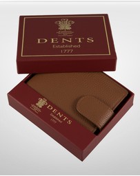 DENTS - Beauley RFID Pebble Grain Leather Bifold Press Stud Wallet