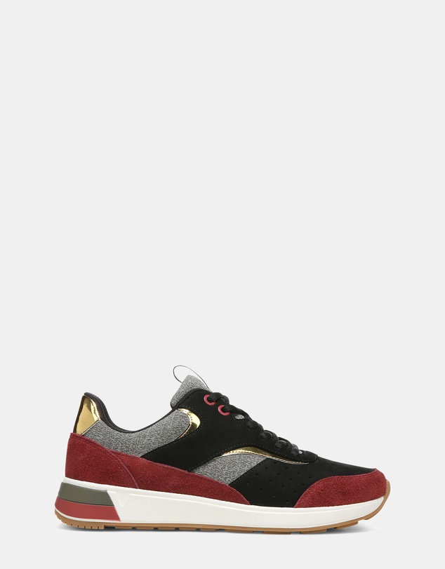 Vionic - Nova Casual Sneaker - Black/Shiraz