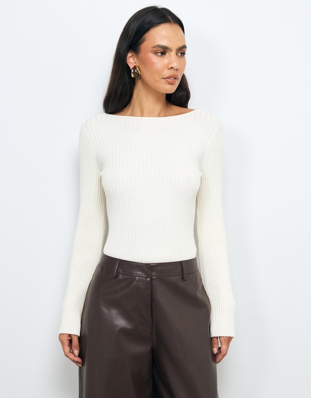 AERE - Sarai Organic Cotton Knit Top