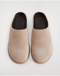 COS - Suede Mules - Men's