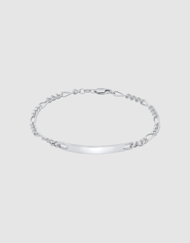 Kuzzoi - ICONIC EXCLUSIVE - Classic Figaro Chain Bracelet in 925 Sterling Silver
