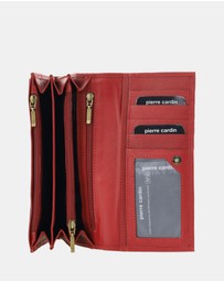 Pierre Cardin - Pierre Cardin Rustic Leather Ladies Wallet