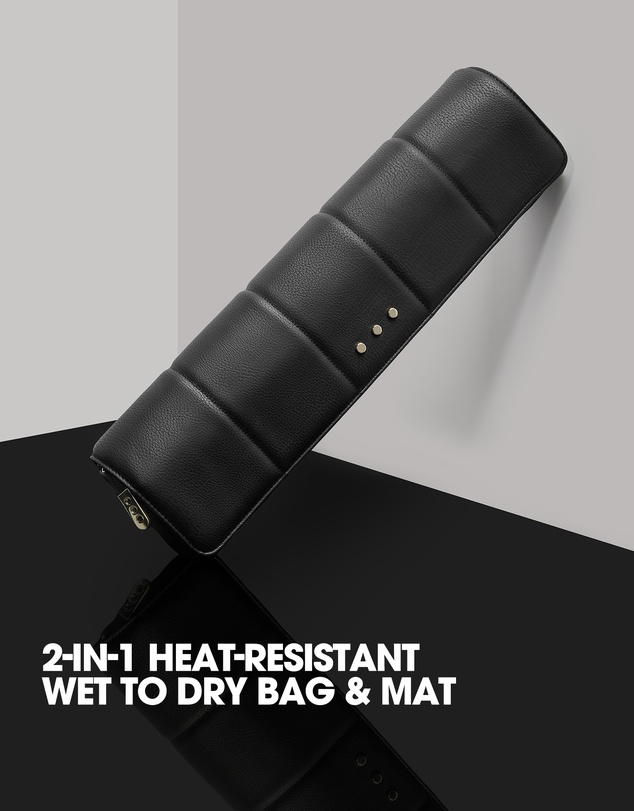 ghd - heat-resistant wet-to-dry bag & mat