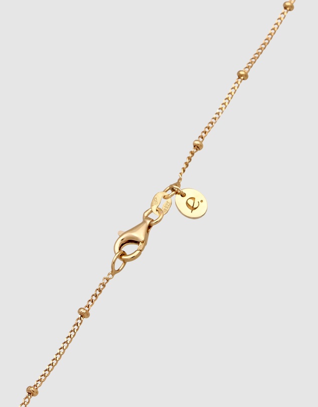 Elli Jewelry - Baroque Pearl Pendant Necklace in Gold-Plated 925 Silver