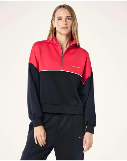 P.E Nation - Boundless Zip Neck Sweat