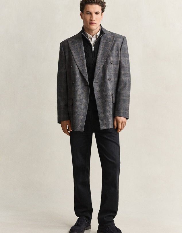 Gant - Cotton Cable Half-Zip Knit