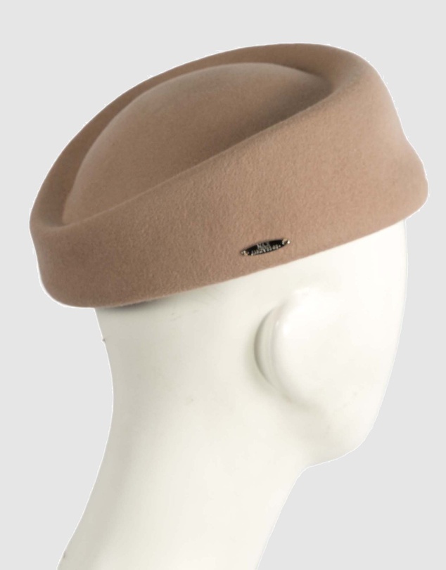 Max Alexander - Felt Beige Pillbox Hat