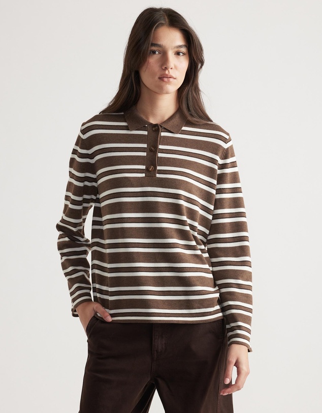 Decjuba - Nia Long-Sleeve Knit Polo