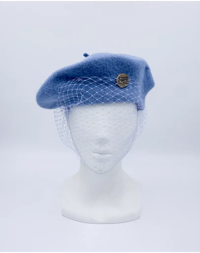 FORD MILLINERY - NIKKI Beret with veil