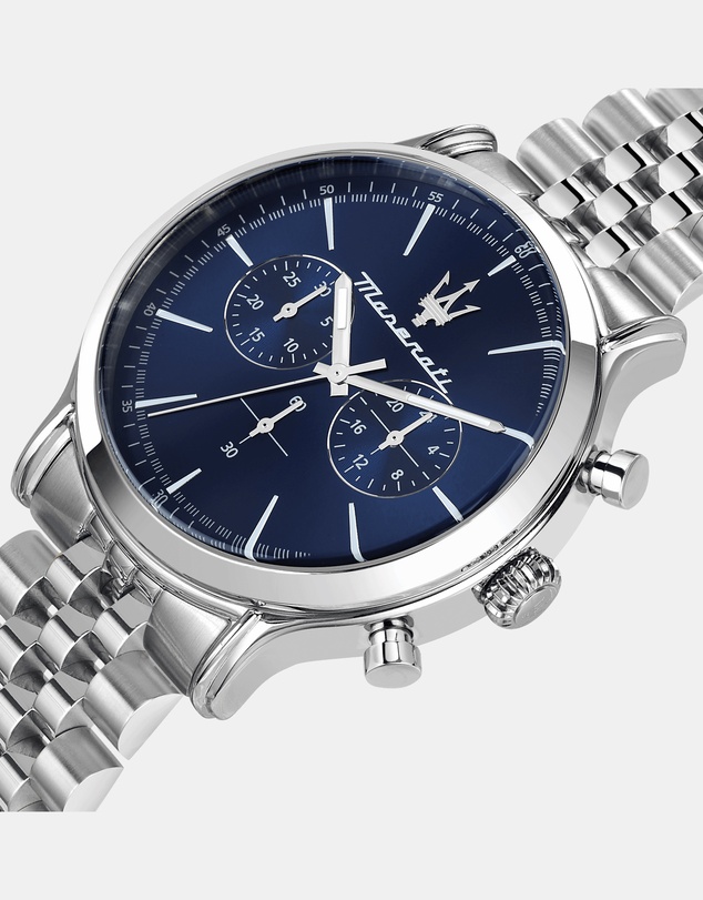 Maserati - Maserati Epoca 42mm Chronograph Blue Dial Quartz Watch