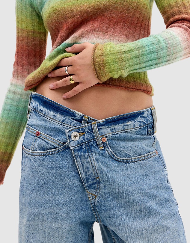 BDG By Urban Outfitters - Jaya Cross Over Waist Jeans