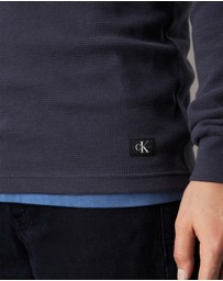 Calvin Klein Jeans - Long Sleeve Waffle T-Shirt