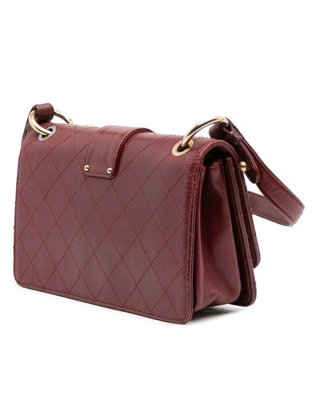Pre-Loved by Azura Reborn - Pre-Loved CC Stitched Calfskin Chain Flap
