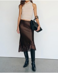 Reformation - Carolina Silk Skirt