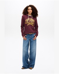 Superdry - Mfg Original Metallic Hoodie