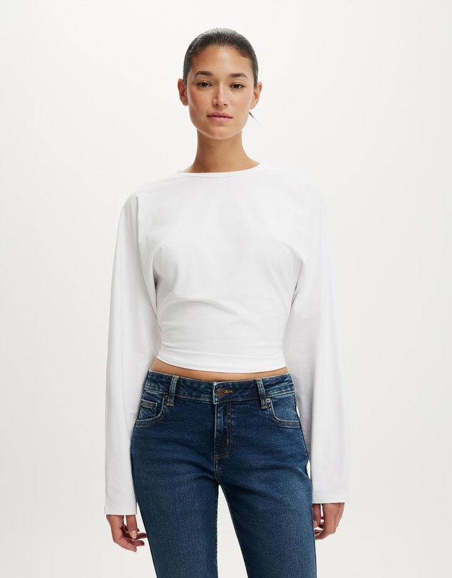 Cotton On - Blair Batwing Long Sleeve Top