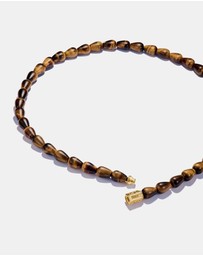 THOMAS SABO - THOMAS SABO Elyndra Necklace with Tiger's Eye Beads