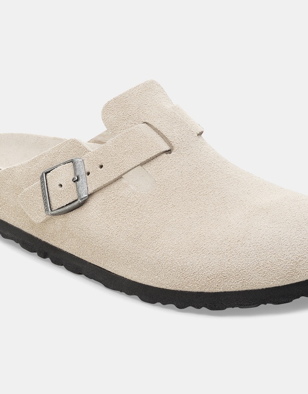 Birkenstock - Boston SFB Tonal Footbed Suede Leather Regular - Women's