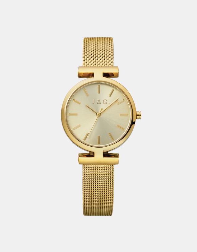 Jag - Mudgee Womens Gold Dial 35mm Gold Watch