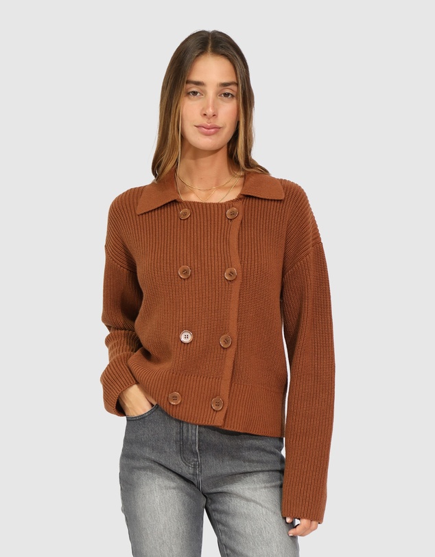 Belle & Bloom - Make It With You Buttoned Cardi Jacket
