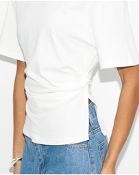 Dazie - Ava Twist Detail Short Sleeve Tee