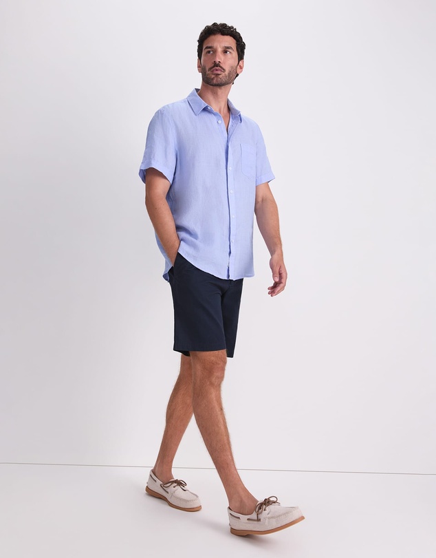 Sportscraft - Short Sleeve Delave Linen Shirt