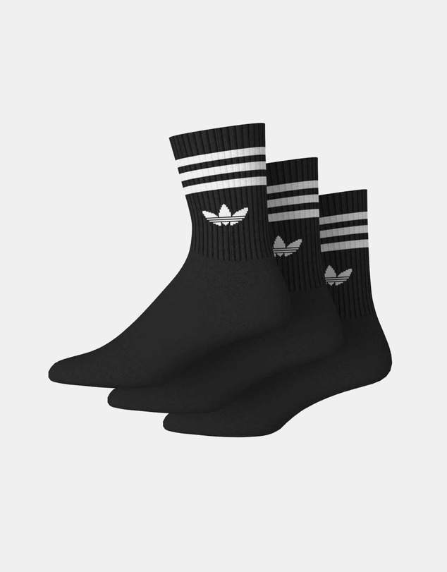adidas Originals - 3-Pack Three Stripes Crew Socks