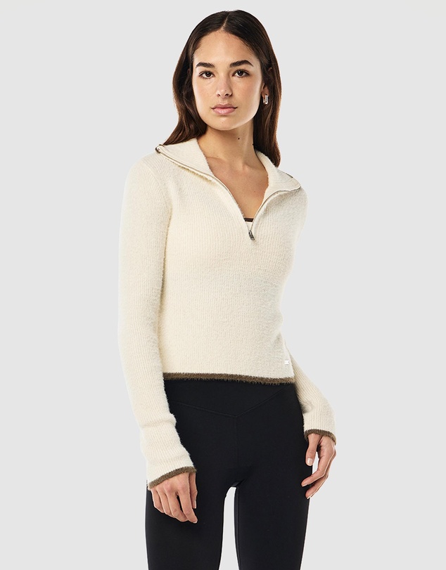 P.E Nation - Ignite Zip Neck Knit