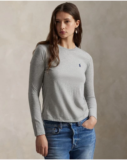 Polo Ralph Lauren - Long-Sleeve Jersey Crewneck Tee