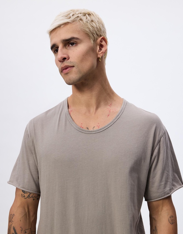 Surrounded By Ghosts - The Coltan Cotton Asymmetrical Tail T-Shirt