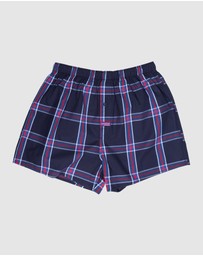 Mitch Dowd - Regular Check Yarn Dyed Boxer Shorts 3 Pack