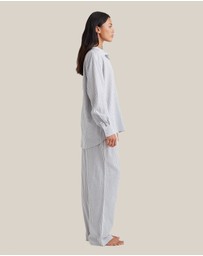 Papinelle - Sabine Seersucker Stripe Boyfriend Shirt