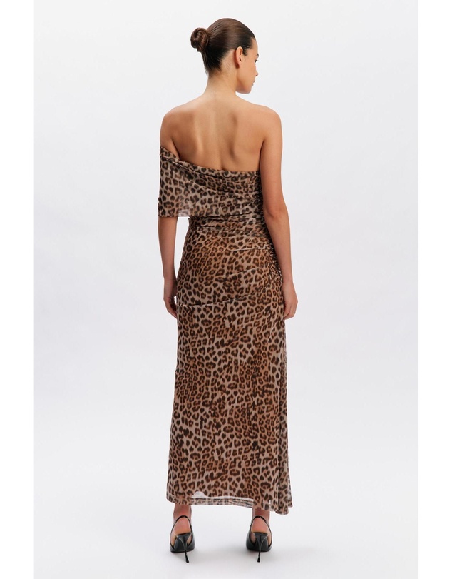Bardot - Calia Printed Mesh Maxi Dress