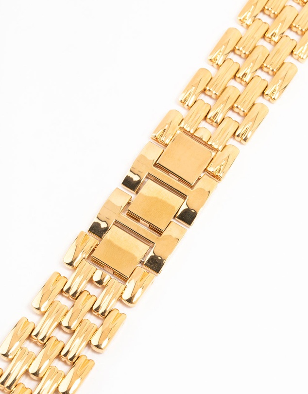 Lovisa - Gold Wide Detail Strap 30/40/41
