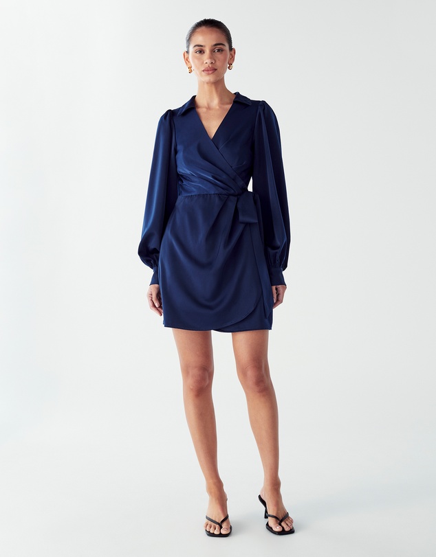 Willa - Pearl Wrap Dress