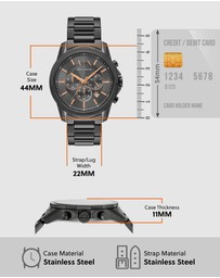 Armani Exchange - Gunmetal Chronograph Watch