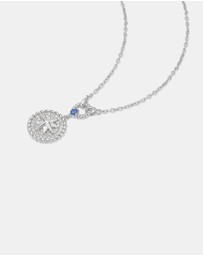 Ania Haie - Ania Haie Silver Eight-Pointed Star Signet Necklace