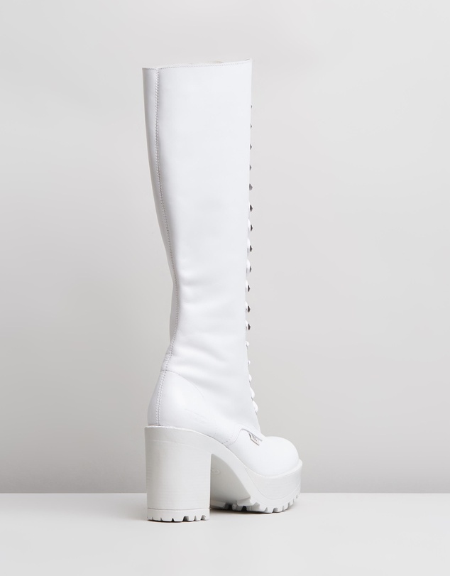 ROC Boots Australia - Lash Leather Platform Boots