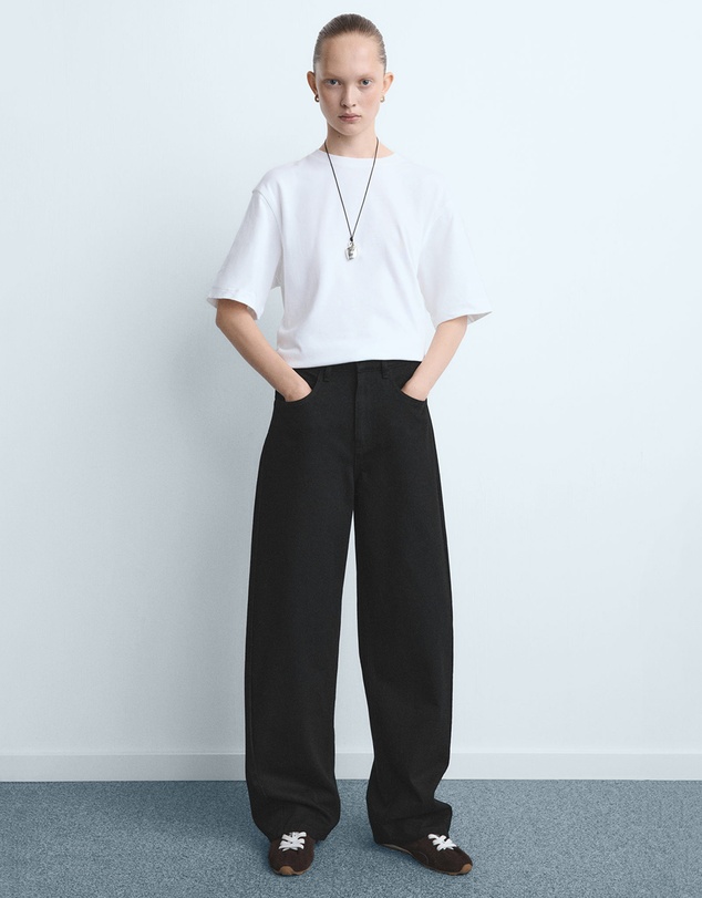 M.N.G - Mid-Rise Balloon Jeans