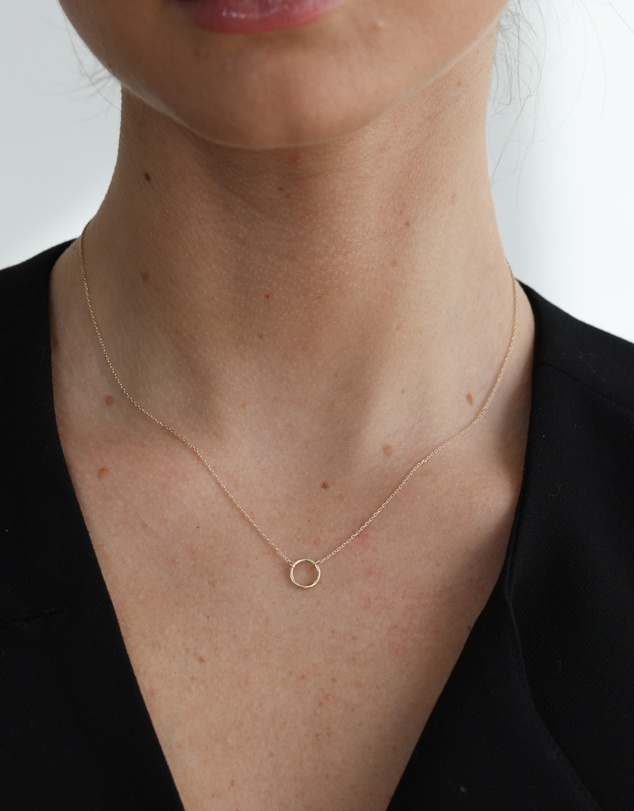 Luna Rae - Solid Gold - Eternity Necklace