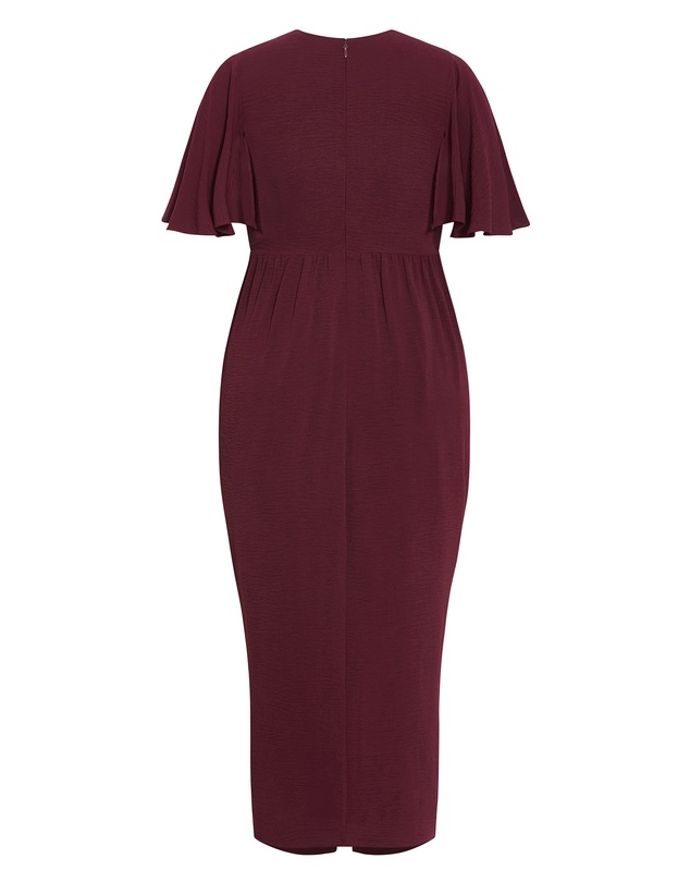 City Chic - Braelynn Drape Maxi Dress