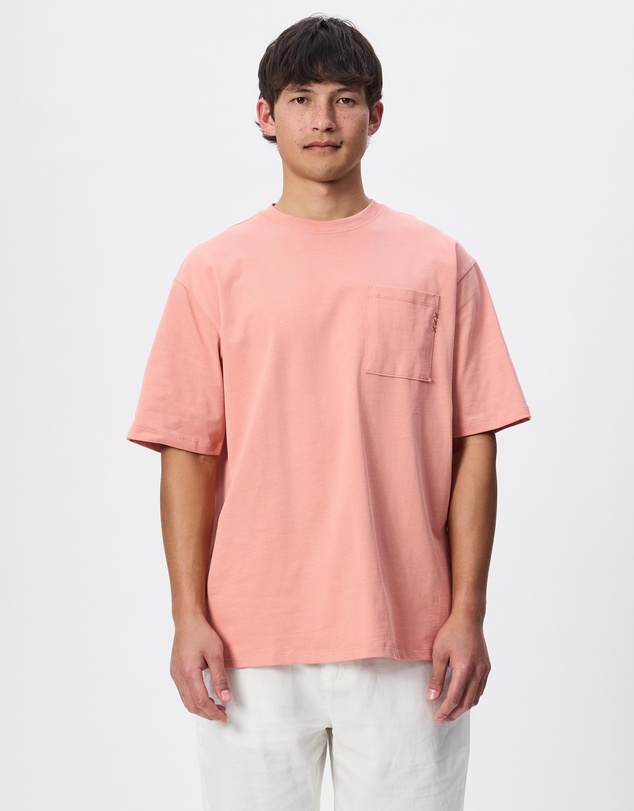 Scotch & Soda - Seasonal Core 3 Crosses Chest Pocket Loose-Fit T-Shirt